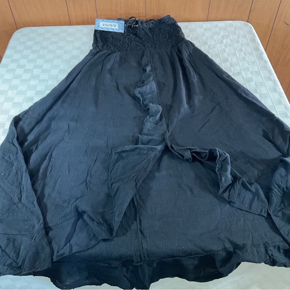 New black swim cover up by Raviya
